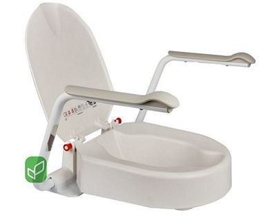 תמונה של הגבהה לאסלה עם משענות יד ETAC