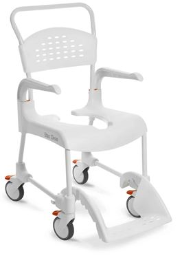 תמונה של כסא רחצה ושרותים עם גלגלים דגם clean קלין
