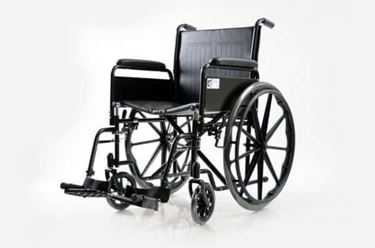 תמונה של כסא גלגלים סיעודי דגם בייסיק רוחב מושב 51