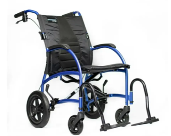 תמונה של  כסא גלגלים להעברה מתקדם כולל גב ארגונומי