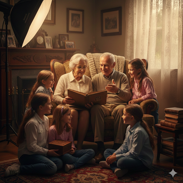 תמונה של סיפור חיים ואהבה מהכורסא בסלון