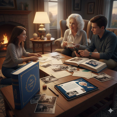 תמונה של ספר זכרונות משפחתי